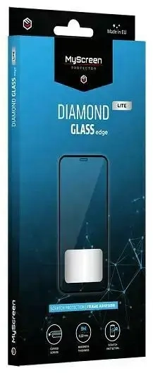 MS Diamond Glass Edge Lite aizsargstikls telefonam Xiaomi Redmi K50 | Xiaomi Redmi K50 Pro | Xiaomi Redmi 50 Ultra melns pilnam ekrānam