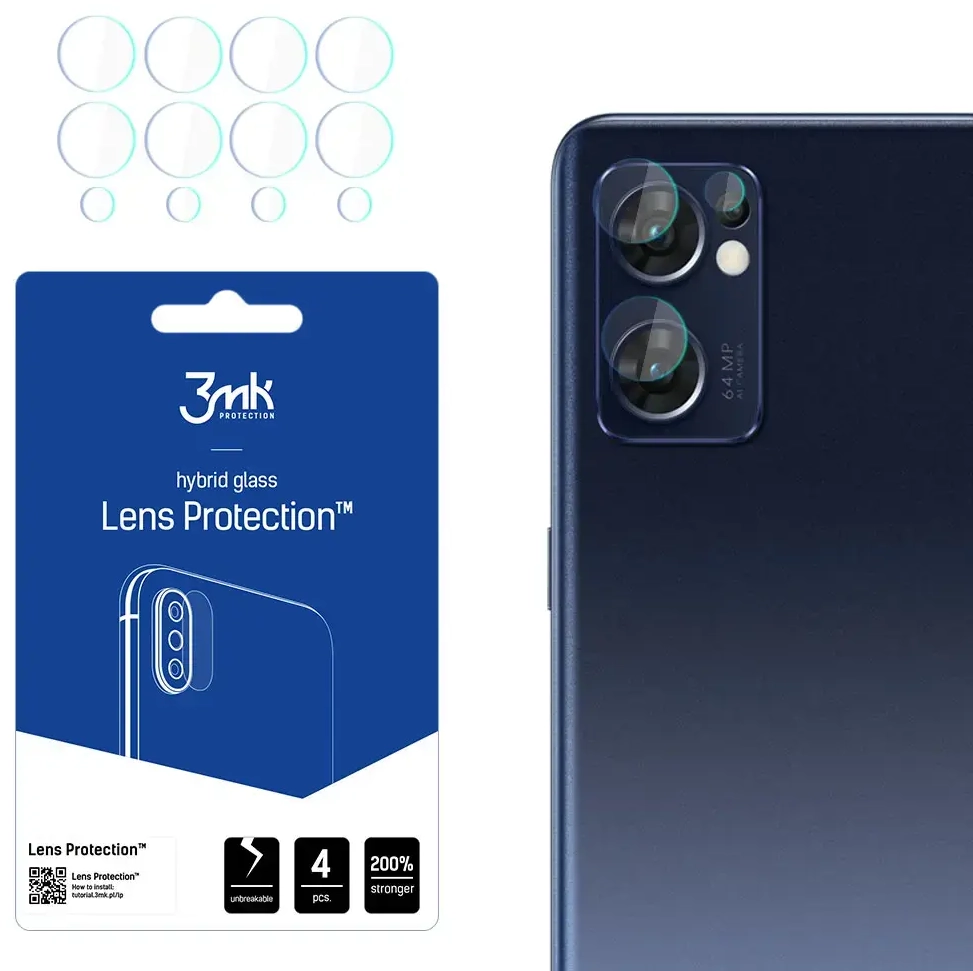 Oppo Find X5 Lite - 3mk Lens Protection™ screen protector