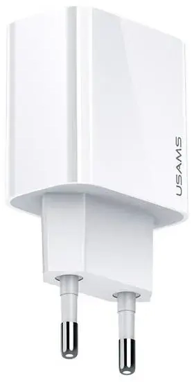 USAMS CC118TC01 tīkla lādētājs | 20W | PD3.0 | USB-C | balts