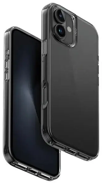 UNIQ etui Air Fender iPhone 16 Plus 6.7" szary|smoked