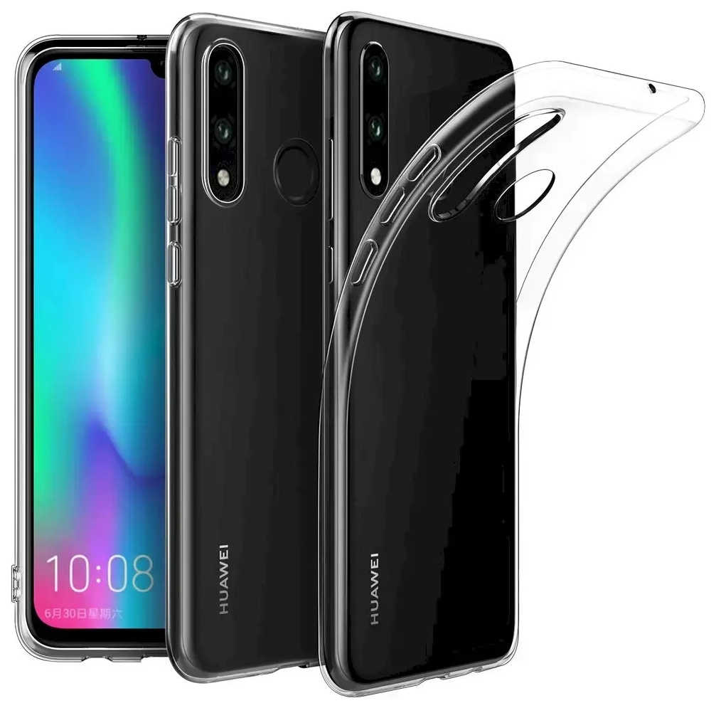 Fusion Ultra Back Case 1 mm Izturīgs Silikona Aizsargapvalks Priekš Huawei Honor 20 | Nova 5T Caurspīdīgs