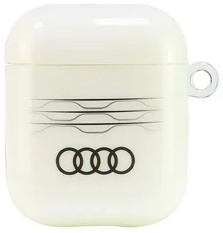 Audi IML Geometric Pattern AirPods        1|2,cover biały|white AU-IMLAP-A6|D3-WE