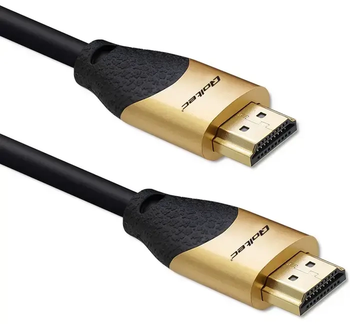 HDMI v2.1 kabelis UHS 8K 60Hz 30AWG GOLD 1m