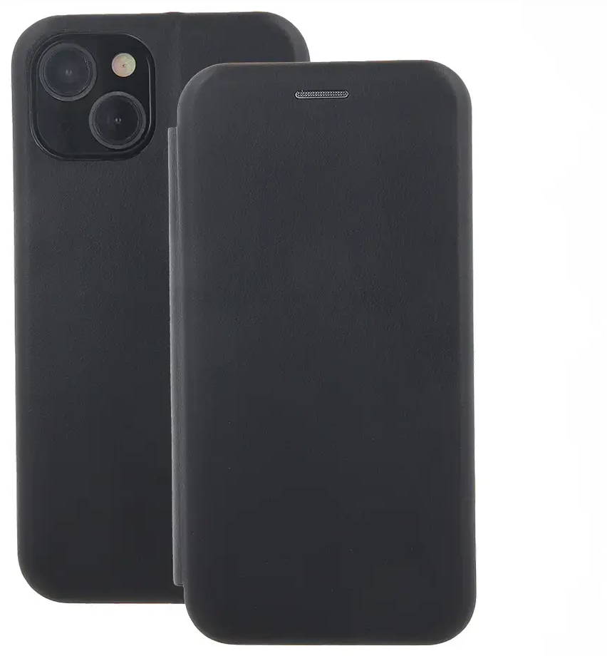 Smart Diva raamatutüüpi telefoni ümbris iPhone 16e must