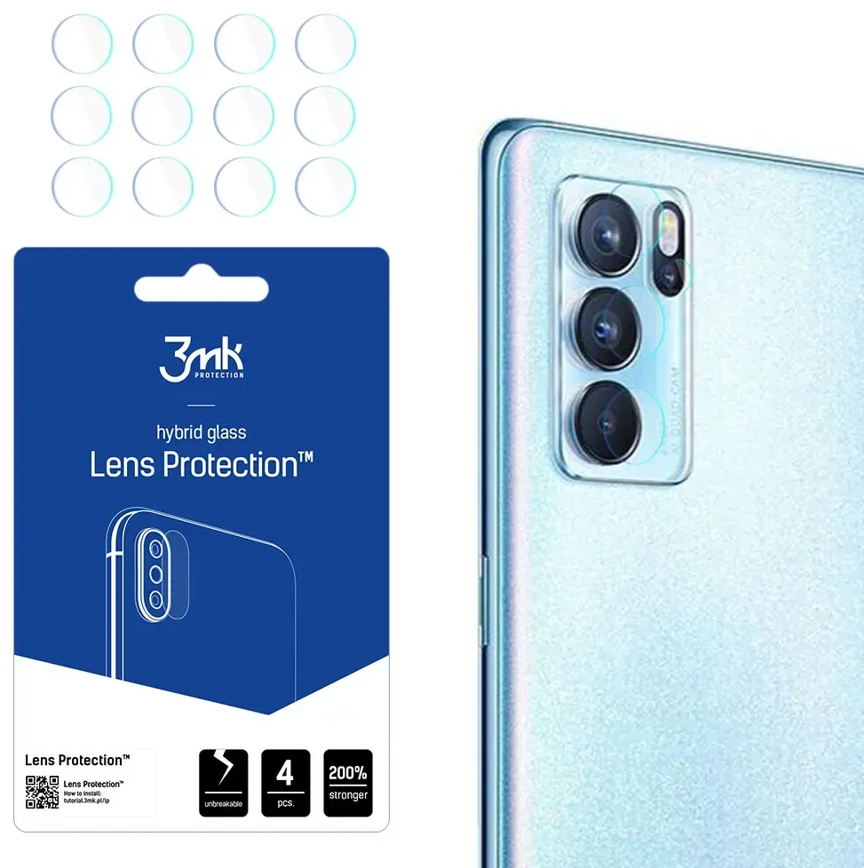 Oppo Reno 6 Pro 5G PENM00 - 3mk Lens Protection™ screen protector