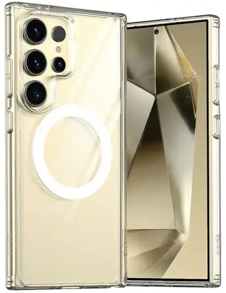 Araree Duple M telefoniümbris Samsung S24 Ultra jaoks, läbipaistev