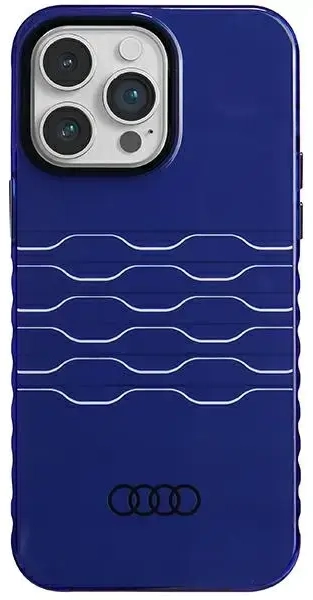 Audi IML MagSafe Case iPhone 14 Pro Max 6.7" sinine|navy blue kõva ümbris AU-IMLMIP14PM-A6|D3-BE