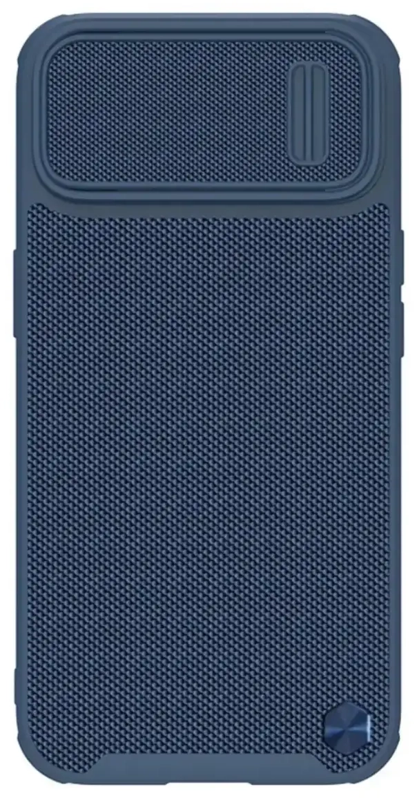 Nillkin Textured S Case for iPhone 14, armored cover with camera cover, blue