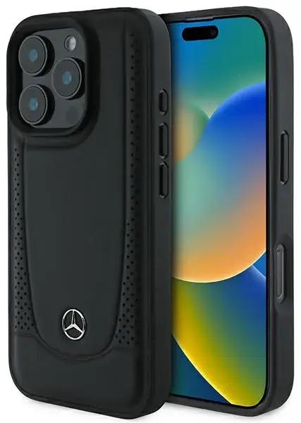 Mercedes MEHCP16XARMBK iPhone 16 Pro Max 6.9" czarny|black hardcase Leather Urban