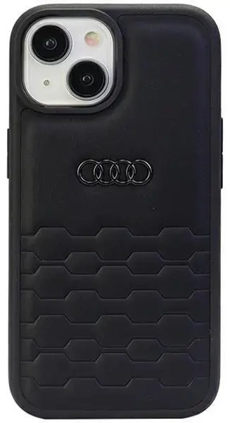 Audi GT Synthetic Leather case for iPhone 15 Plus - black