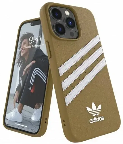 Adidas OR Moulded PU iPhone 13 Pro Max 6,7" beżowo-złoty|beige-gold 47807