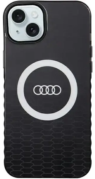 Audi IML Big Logo MagSafe case for iPhone 15 Plus | 14 Plus - black