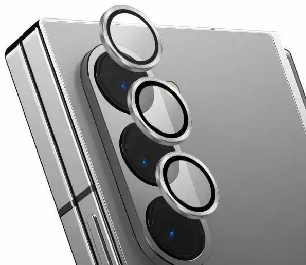 Uniq Optix Auminium Tempered Glass for Lens with Applicator for Samsung Galaxy Z Fold 6 - White