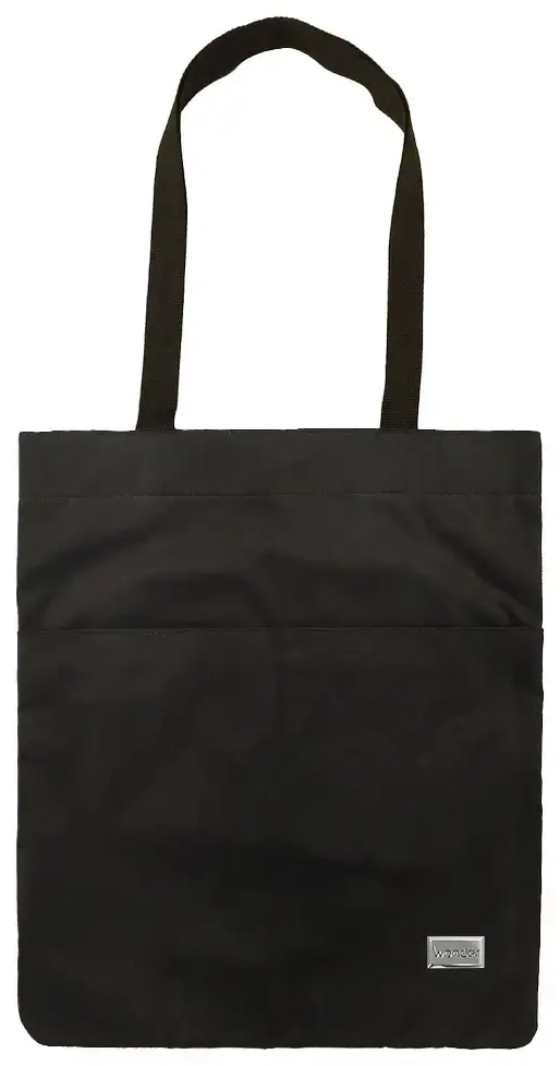 Shopping bag Wonder pattern 4 black