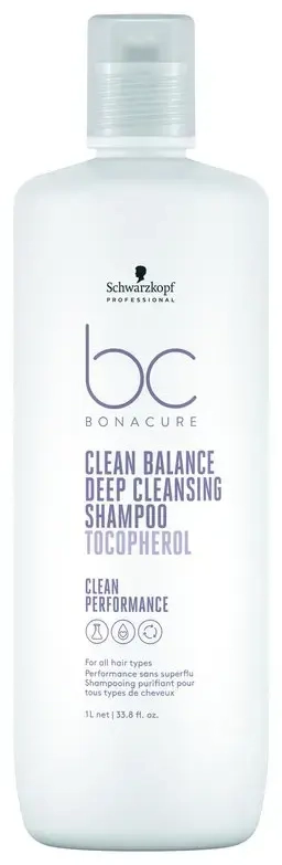Schwarzkopf BC Bonacure Clean Balance Deep Cleansing  Shampoo 1000ml