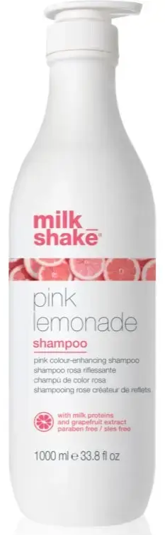 Milk Shake Pink Lemonade Colored Shampoo for Blonde Hair Odstín Pink 1000 Ml