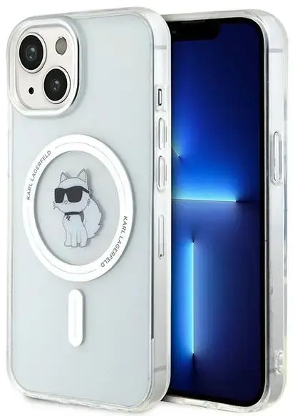 Karl Lagerfeld KLHMP15SHFCCNOT iPhone 15 6.1" transparent hardcase IML Choupette MagSafe