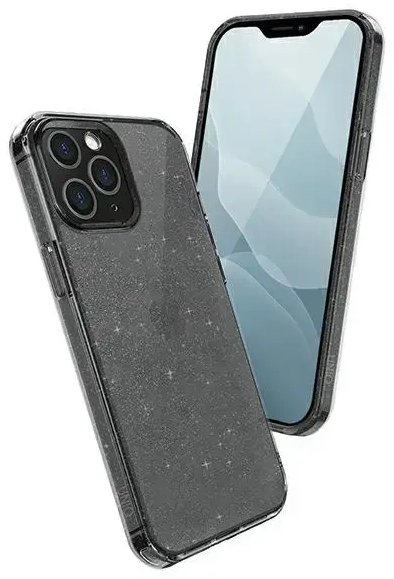 UNIQ etui LifePro Tinsel iPhone 12 Pro Max 6,7" czarny|vapour smoke