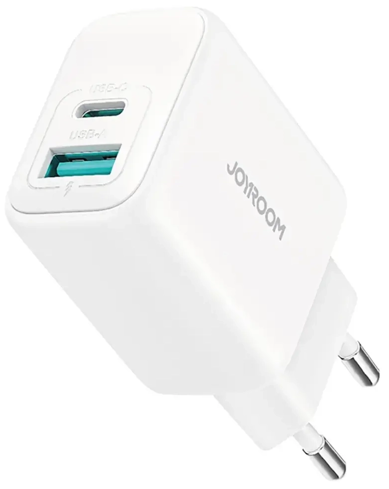 Joyroom JR-TCF21 зарядное устройство | 20W | PD, QC3.0 | USB-C, USB-A | белое