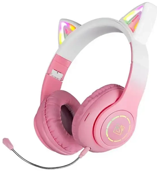 Defender słuchawki Bluetooth Freemotion B505 Led różowy|pink (63505)