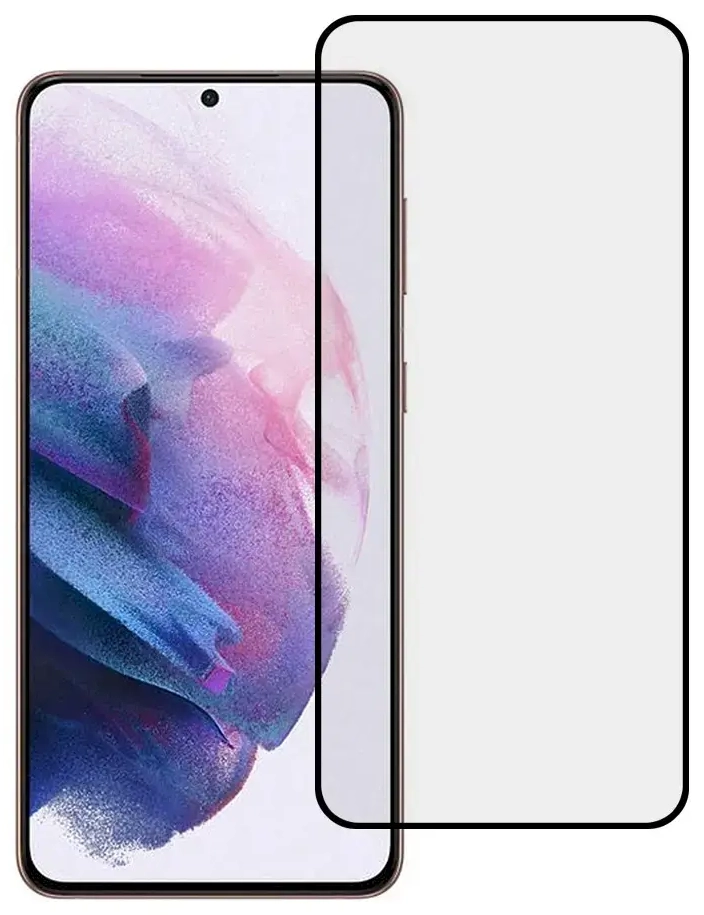 Fusion 5D grūdintas apsauginis stiklas telefonui Samsung Galaxy S21 FE 5G (G990) su montavimo rėmeliu