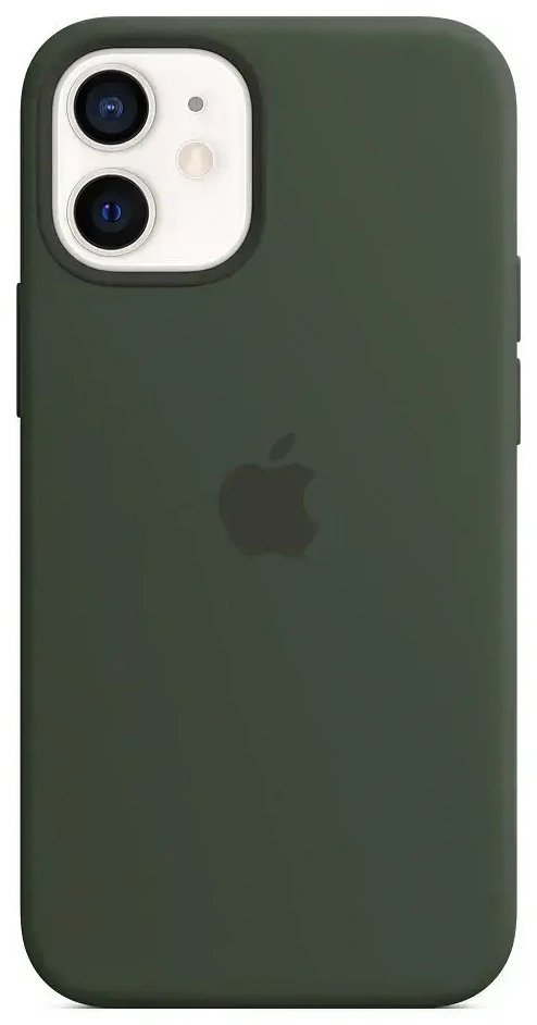 MHKR3ZM|A Apple Silicone Magsafe Cover for iPhone 12 Mini Cypress Green