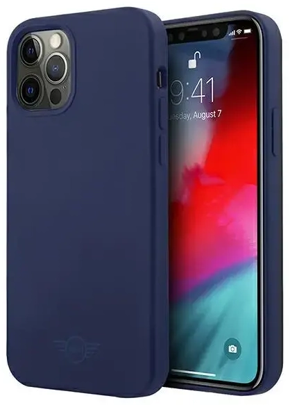 Mini MIHCP12LSLTNA iPhone 12 Pro Max 6,7" granatowy|navy hard case Silicone Tone On Tone