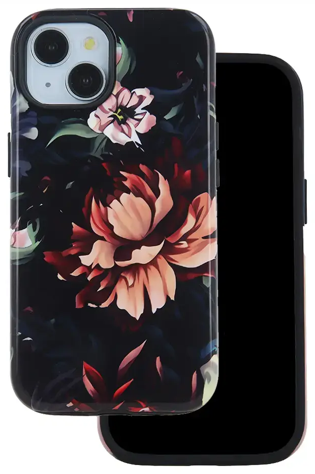 Decor maciņš telefonam iPhone 13 Pro daudzkrāsains (Peony)
