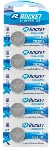 Rocket CR2016-5BB БЛИСТЕРНАЯ УПАКОВКА 5ШТ.