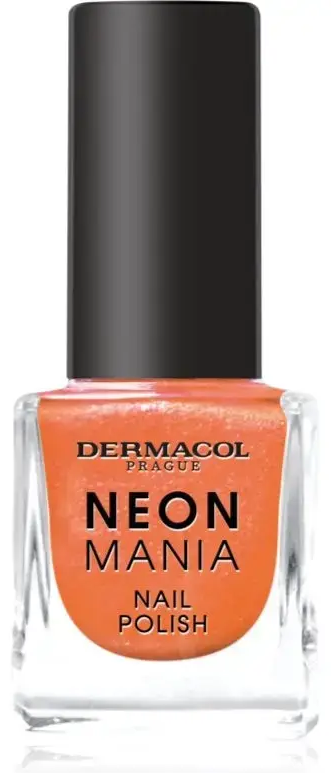 Dermacol Neon Mania Nail Polish Shade 2 Orange Glow 5 Ml