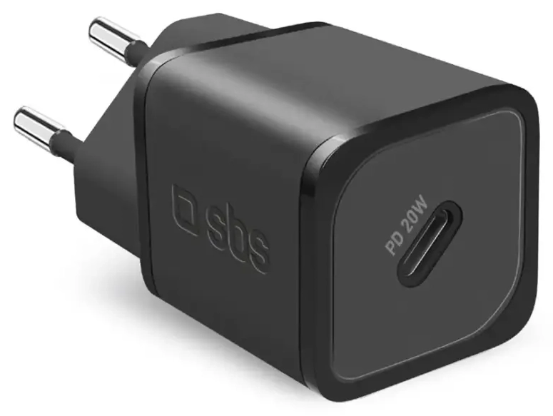 GaN baterijas lādētājs | 20W | PD | GaN | USB-C | melns