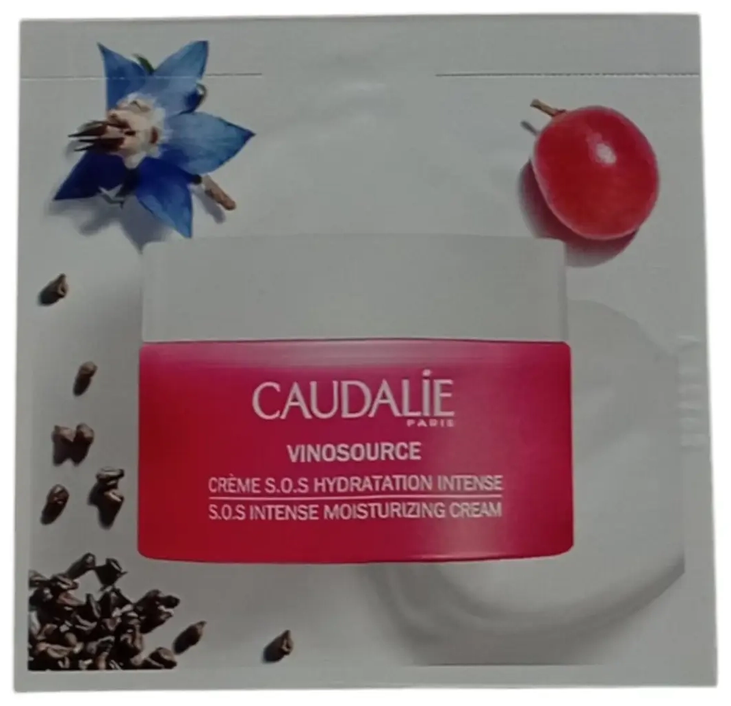 Caudalie, Vinosource, veganiškas, drėkinamasis, dieninis ir naktinis, kremas, veidui, 2 ml *Mėginys