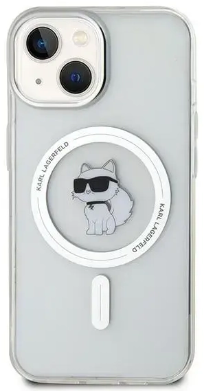 Karl Lagerfeld KLHMP12MHFCCNOT iPhone 12|12 Pro 6.1" przezroczysty|transparent hardcase IML Choupette MagSafe