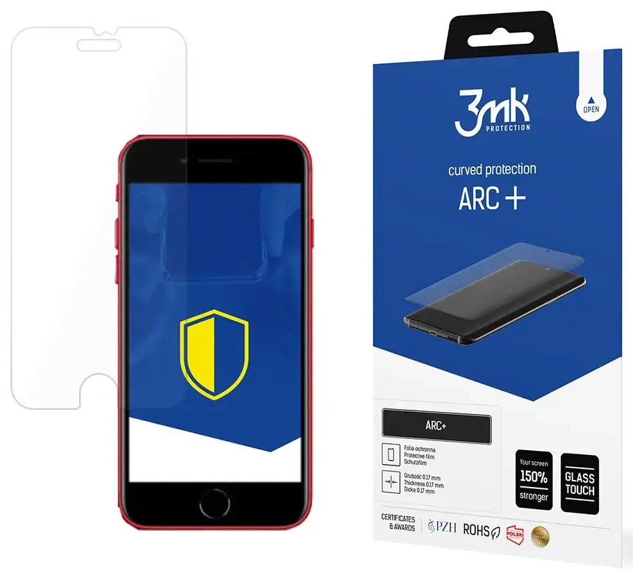 3mk ARC+ aizsargplēve telefona ekrānam iPhone SE (2020)