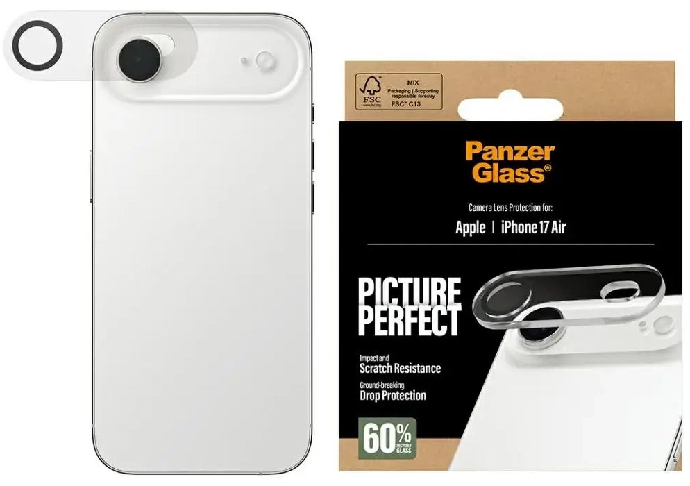 Tempered glass lens protector PanzerGlass  PicturePerfect for iPhone Air