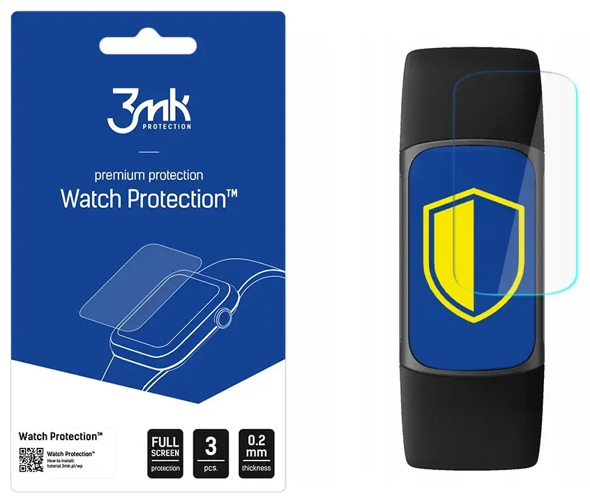 FitBit Charge 5 - 3mk Watch Protection™ v. ARC+ screen protector