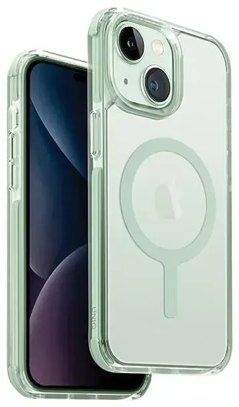 UNIQ etui Combat iPhone 15 Plus | 14 Plus 6.7" Maglick Charging miętowy|cool mint