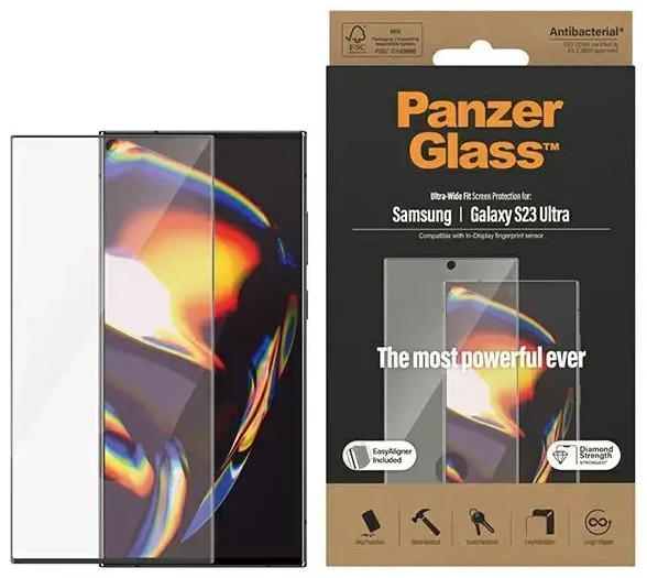 PanzerGlass Ultra-Wide Fit Sam S23 Ultra S918 Screen Protection 7317 z aplikatorem