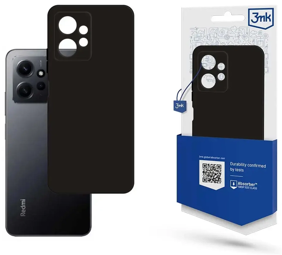 Xiaomi Redmi Note 12 4G - 3mk Matt Case black