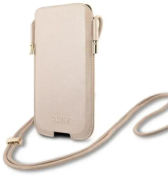 Guess Torebka GUHCP12MSAPSLG 6,1" złoty|gold Saffiano
