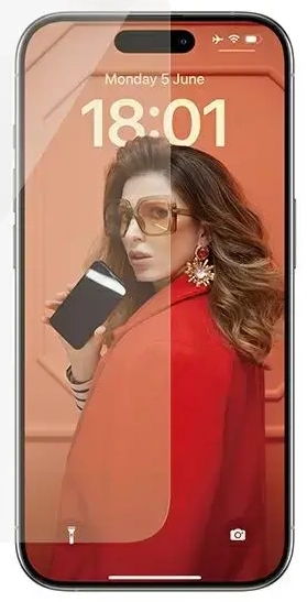 PanzerGlass Classic Fit защитное стекло для телефона iPhone 15 Pro 6.1