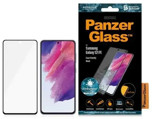PanzerGlass Ultra-Wide Fit Fingerprint tempered glass for phone Samsung Galaxy S21 FE