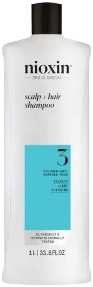 Nioxin Systems Shampoo, System 3 1000ml in Clear