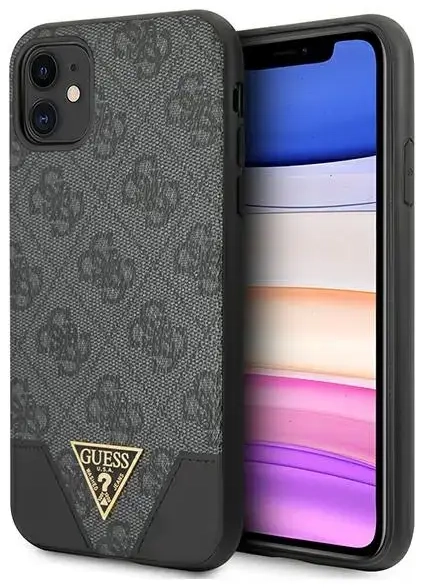 Guess 4G Triangle Collection - Etui iPhone 11 (szary)