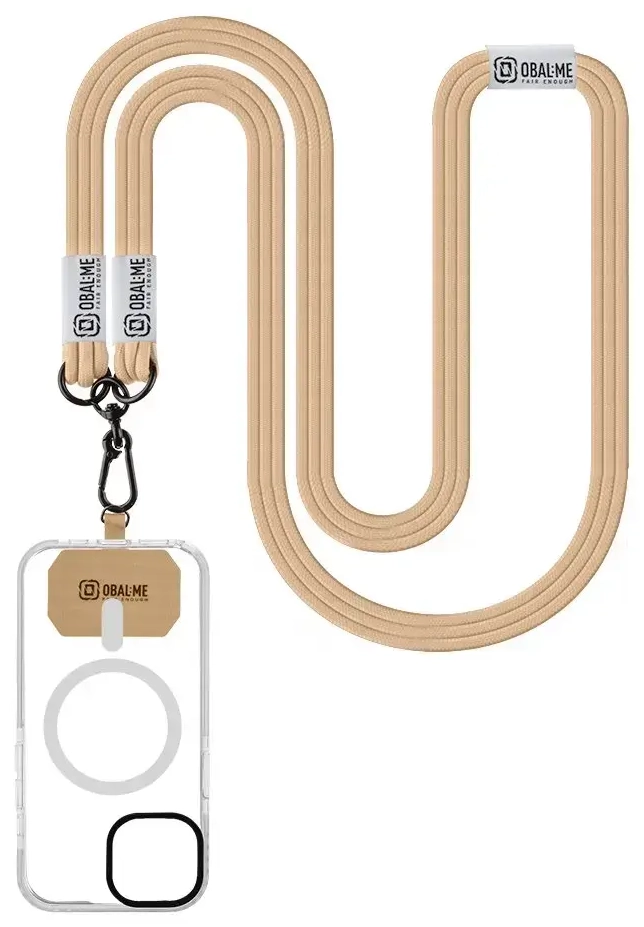 OBAL:ME NeckTag Trio Rope for Mobile Phone Khaki