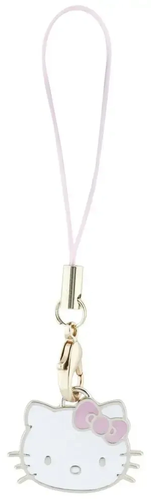 Hello Kitty zawieszka HKCPMKHP Phone      Strap różowy|pink Charm Kitty Head