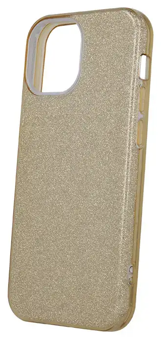 Glitter 3-in-1 чехол для телефона iPhone 13 Mini золотой