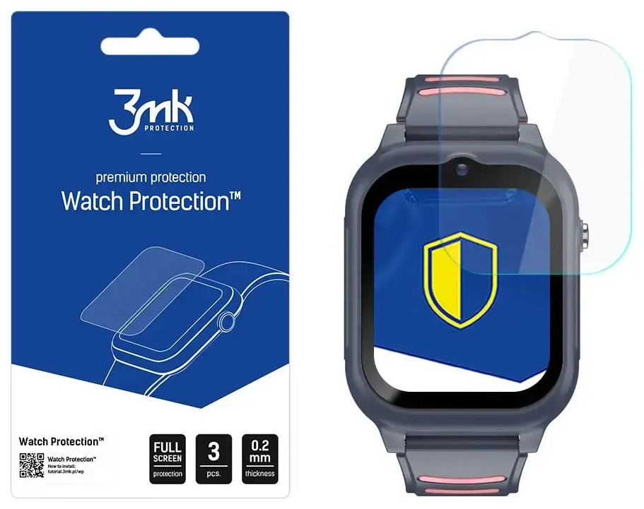 Forever GPS WIFI 4G Kids Look Me 2 KW-510 - 3mk Watch Protection™ v. FlexibleGlass Lite screen protector