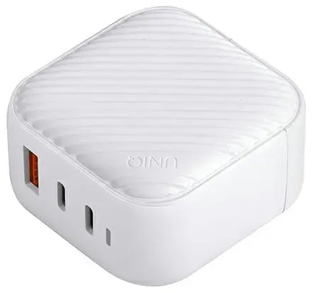 UNIQ Verge Pro tīkla lādētājs | 66W | GaN | USB-C | balts