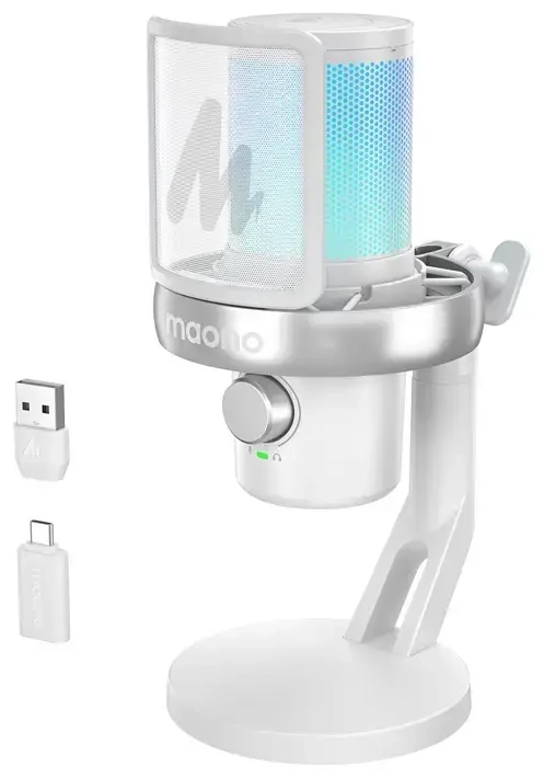 Maono DM40 Pro mikrofonas (baltas)
